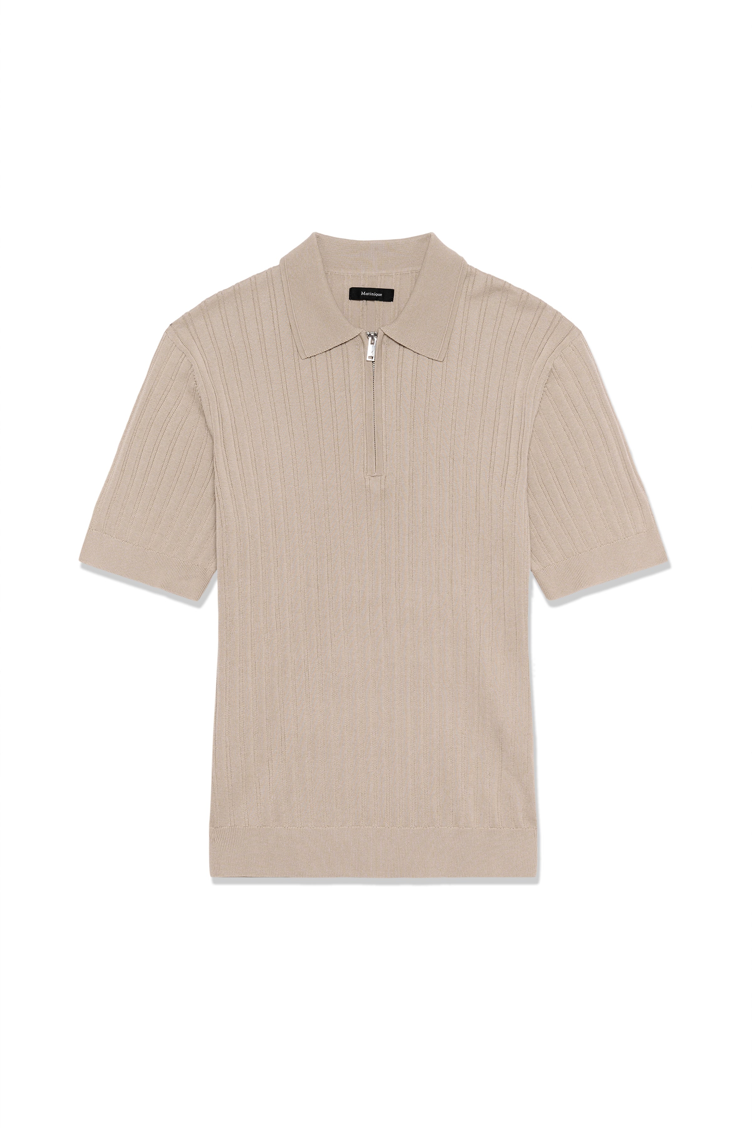 Ribbed Polo Shirt