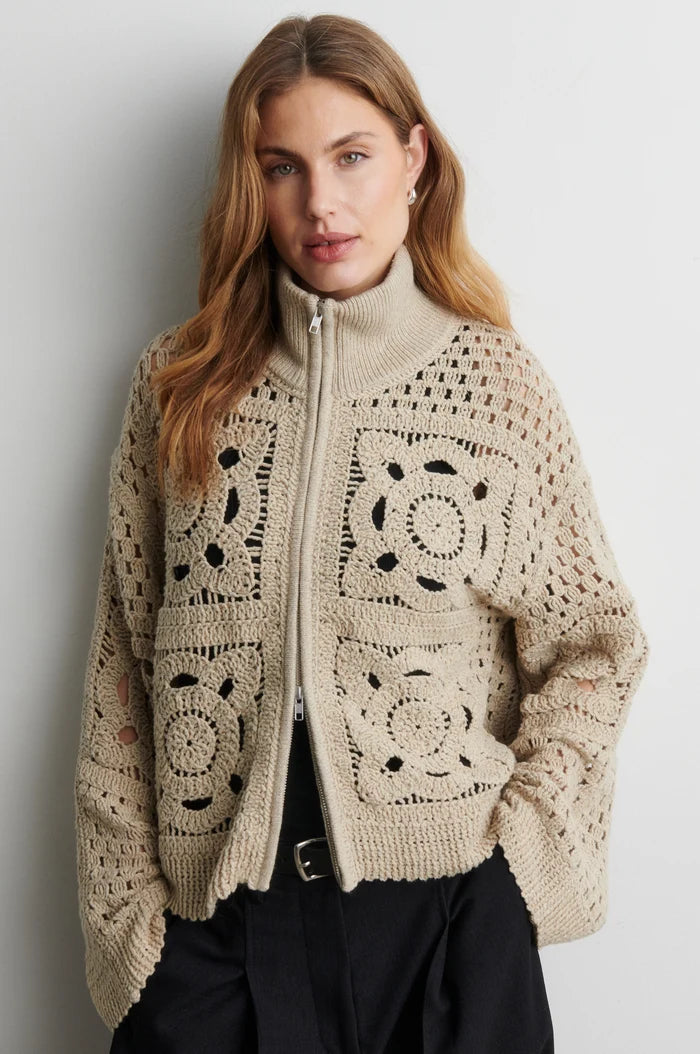 CARDIGAN CROSETTE