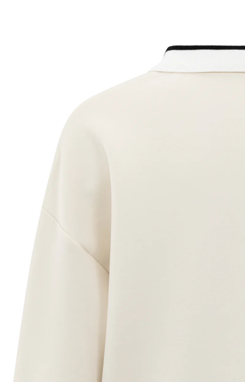 POLO COLLAR SWEAT