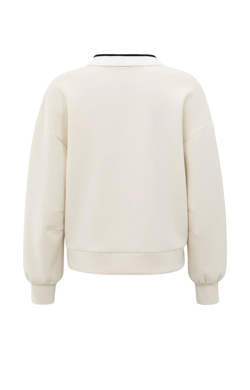 POLO COLLAR SWEAT