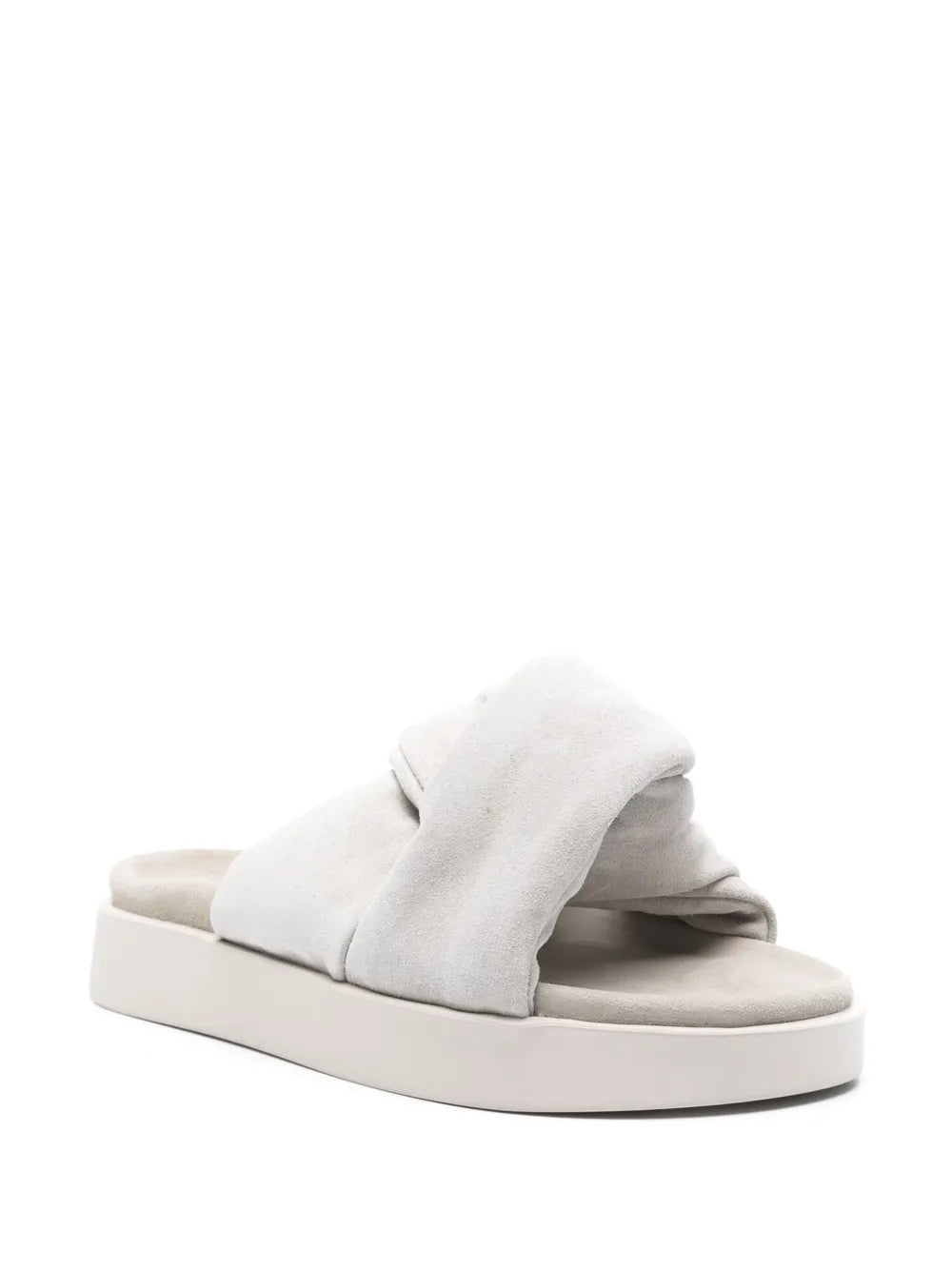 SANDALE SOFT CROSSED SUEDE