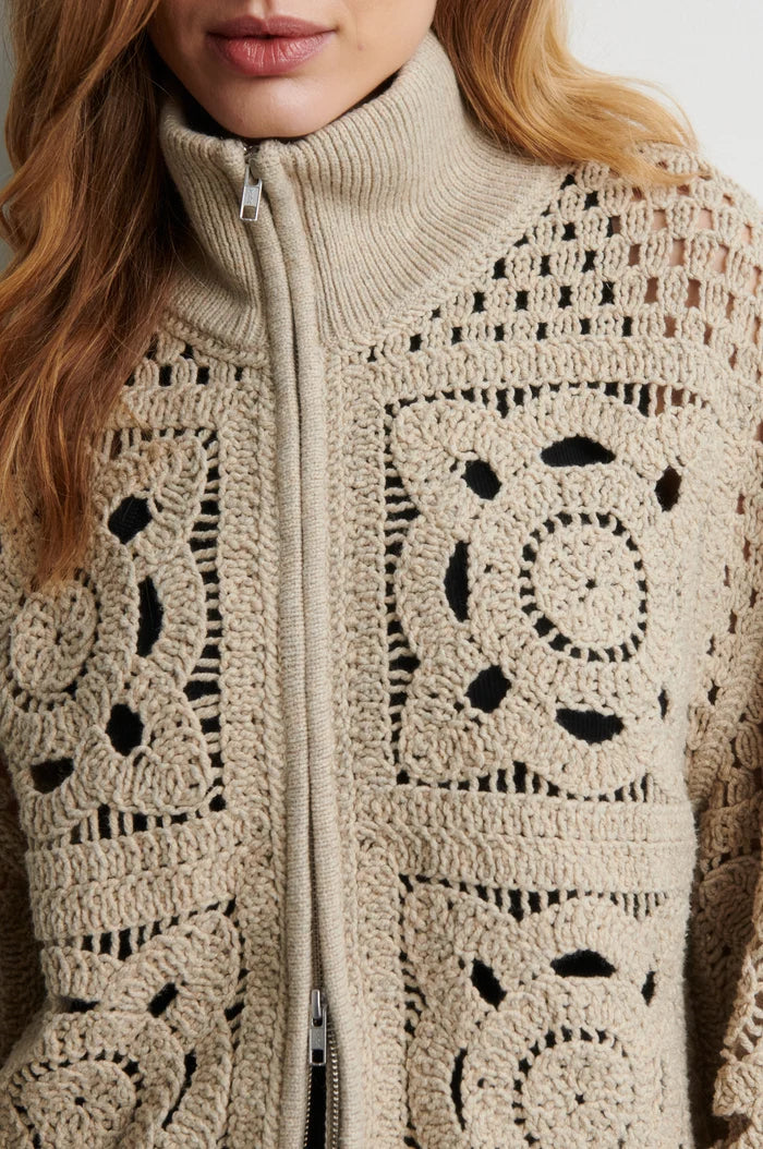 CARDIGAN CROSETTE