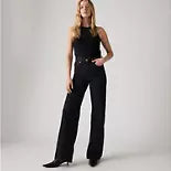 RIBCAGE WIDE LEG JEANS