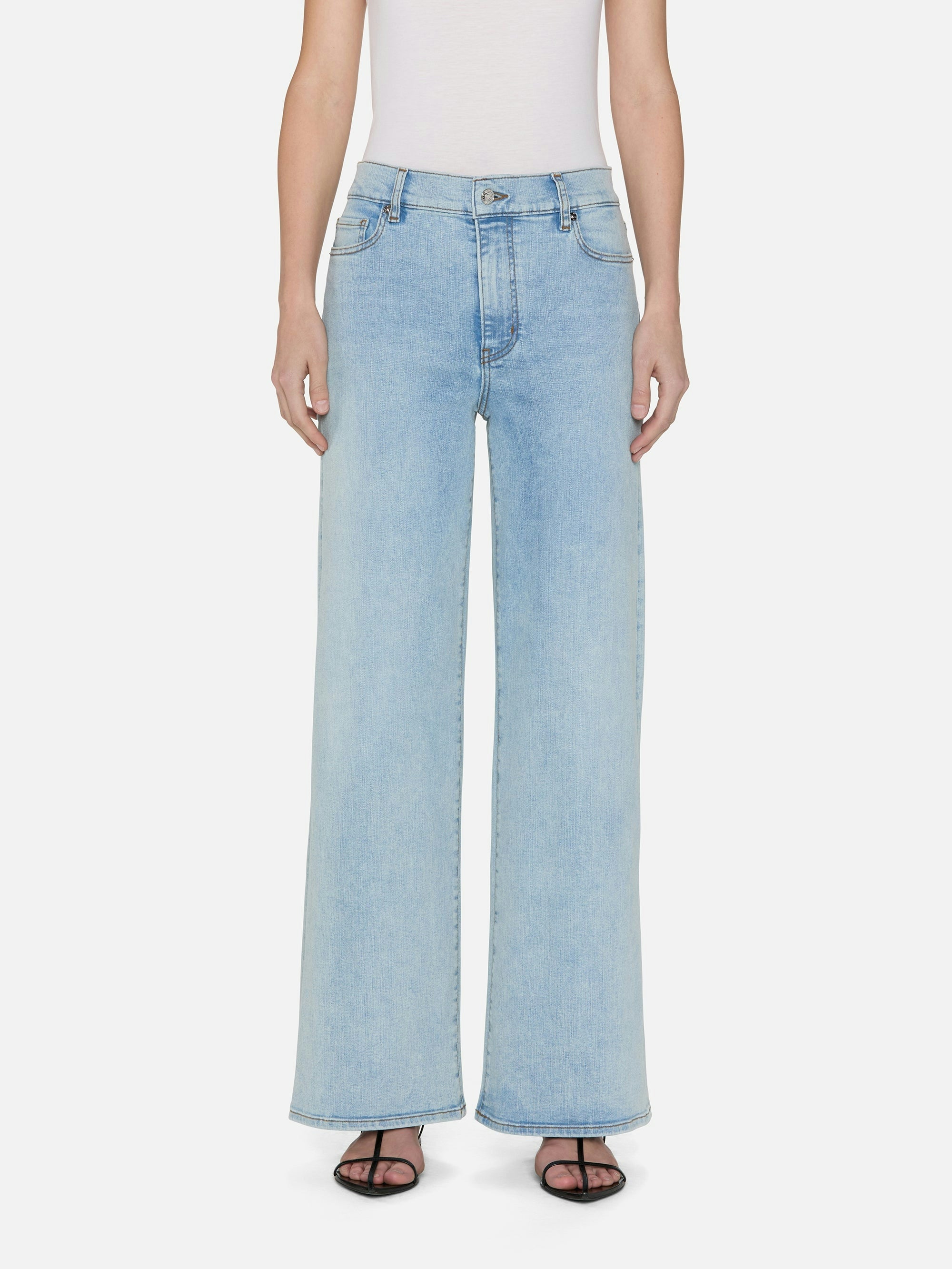 SLIM PALAZZO JEANS