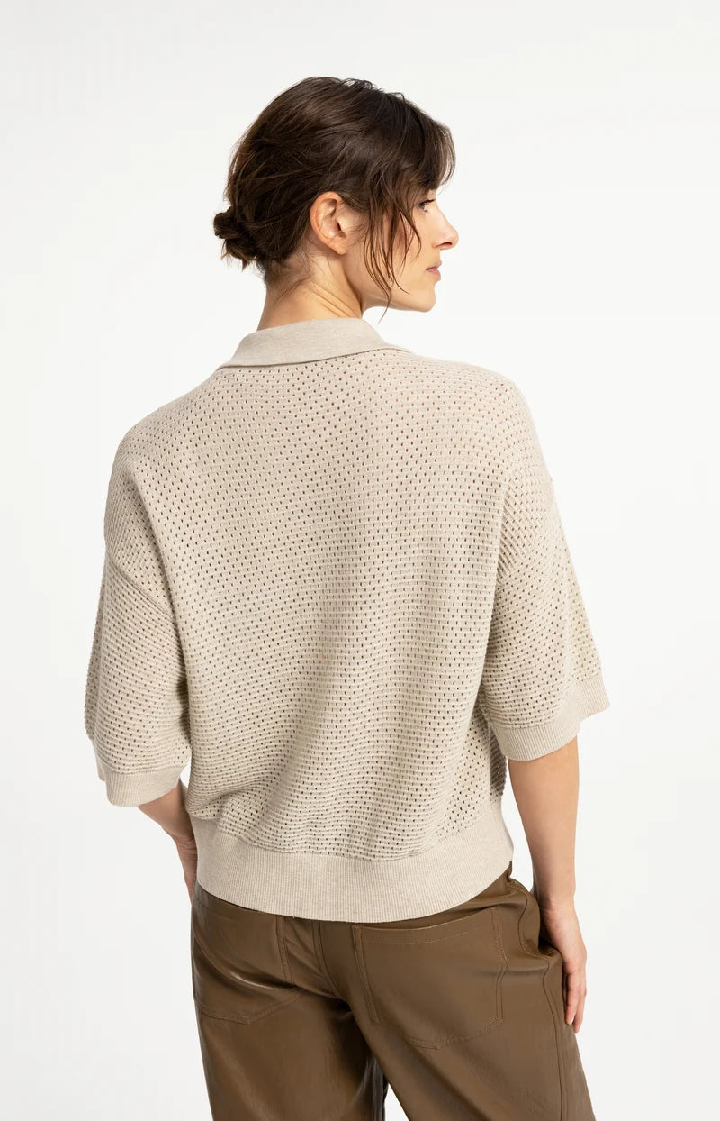 MESH CARDIGAN