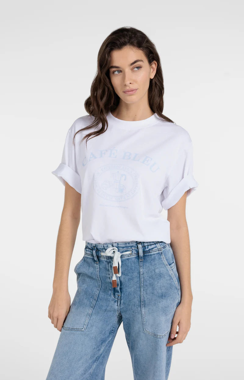 T-SHIRT CAFE BLEU