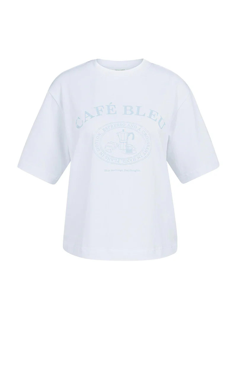 T-SHIRT BLUE COFFEE