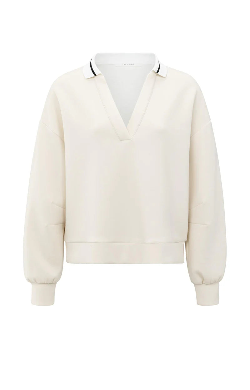POLO COLLAR SWEAT